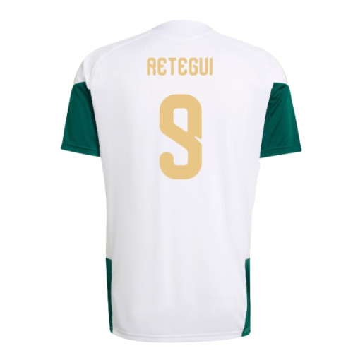 2026-2027 Italy Training Jersey (White) (Retegui 9)