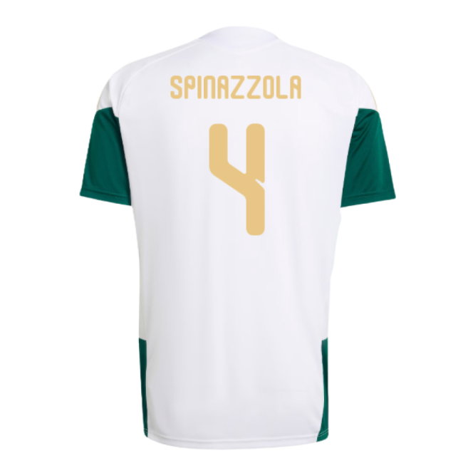 2026-2027 Italy Training Jersey (White) (Spinazzola 4)