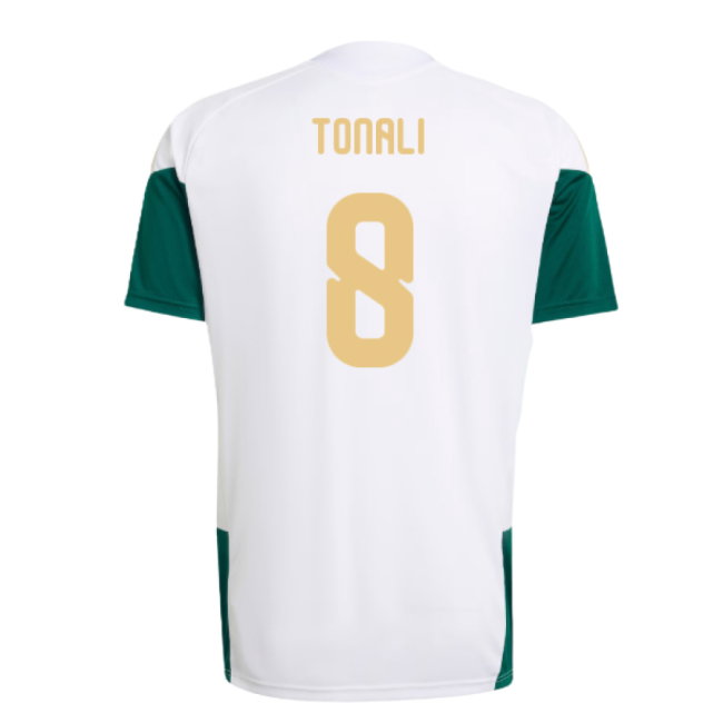 2026-2027 Italy Training Jersey (White) (Tonali 8)