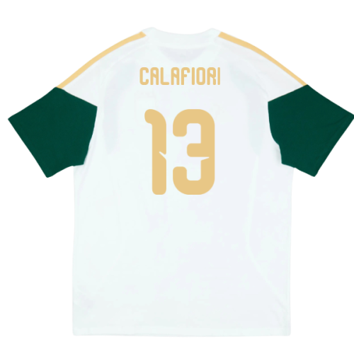 2026-2027 Italy Training Tee (White) (Calafiori 13)