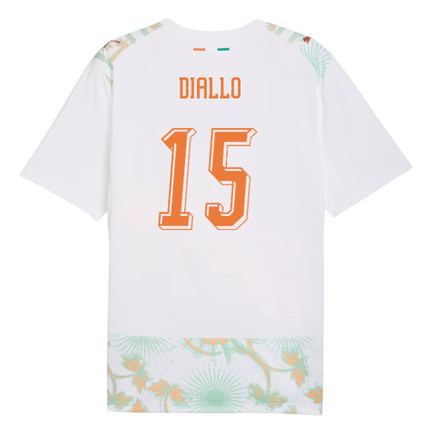2026-2027 Ivory Coast Away Shirt (Diallo 15)
