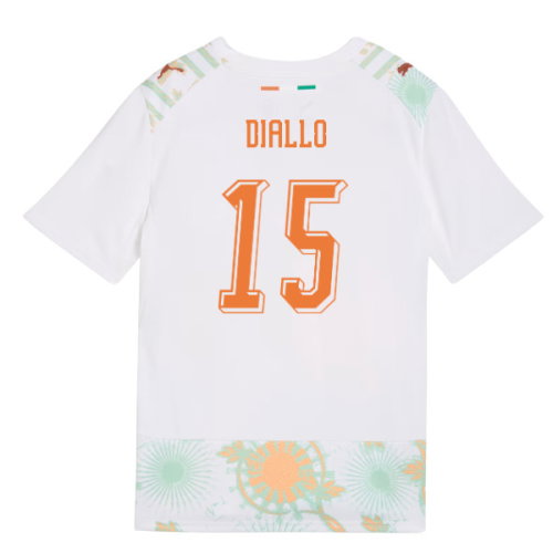 2026-2027 Ivory Coast Away Shirt (Kids) (Diallo 15)