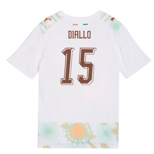 2026-2027 Ivory Coast Away Shirt (Kids) (Diallo 15)