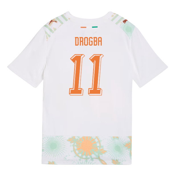 2026-2027 Ivory Coast Away Shirt (Kids) (Drogba 11)