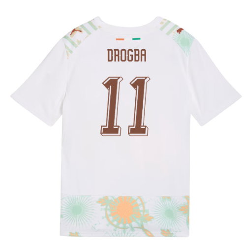 2026-2027 Ivory Coast Away Shirt (Kids) (Drogba 11)