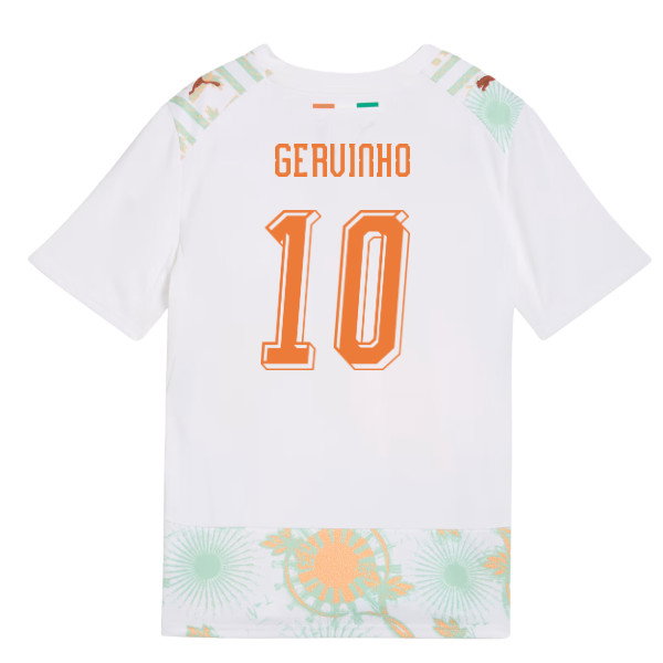 2026-2027 Ivory Coast Away Shirt (Kids) (Gervinho 10)