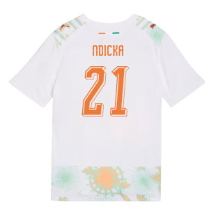 2026-2027 Ivory Coast Away Shirt (Kids) (Ndicka 21)