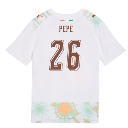 2026-2027 Ivory Coast Away Shirt (Kids) (Pepe 26)