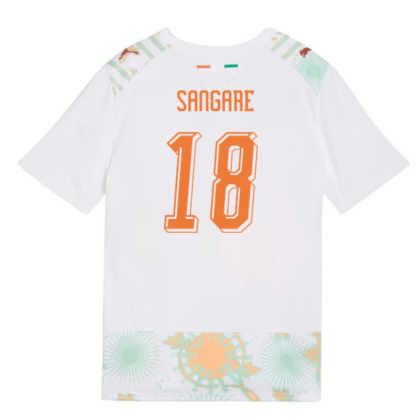 2026-2027 Ivory Coast Away Shirt (Kids) (Sangare 18)
