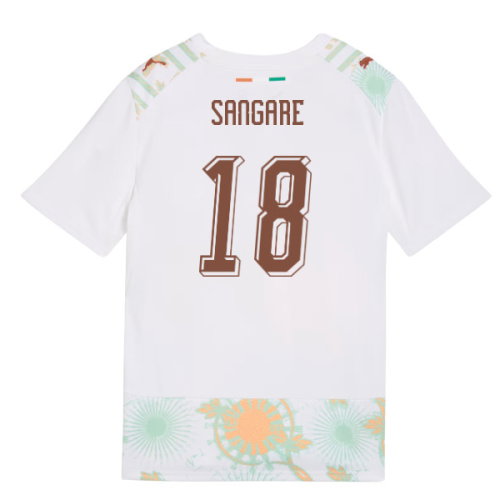 2026-2027 Ivory Coast Away Shirt (Kids) (Sangare 18)