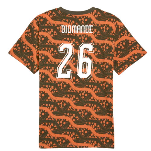 2026-2027 Ivory Coast FtblCulture Tee AOP (Black) (Diomande 26)