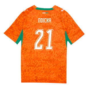 2026-2027 Ivory Coast Home Shirt (Kids) (Ndicka 21)