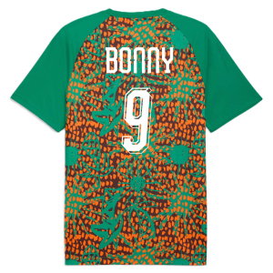 2026-2027 Ivory Coast Warm Up Jersey (Sport Green) (Bonny 9)