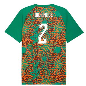 2026-2027 Ivory Coast Warm Up Jersey (Sport Green) (Diomande 2)