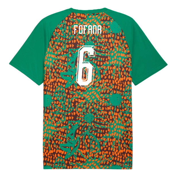 2026-2027 Ivory Coast Warm Up Jersey (Sport Green) (Fofana 6)
