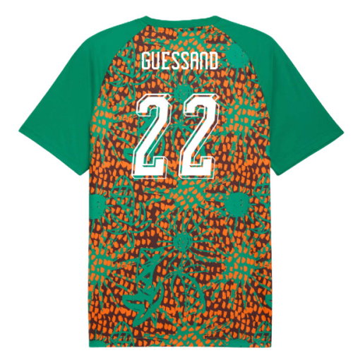 2026-2027 Ivory Coast Warm Up Jersey (Sport Green) (Guessand 22)