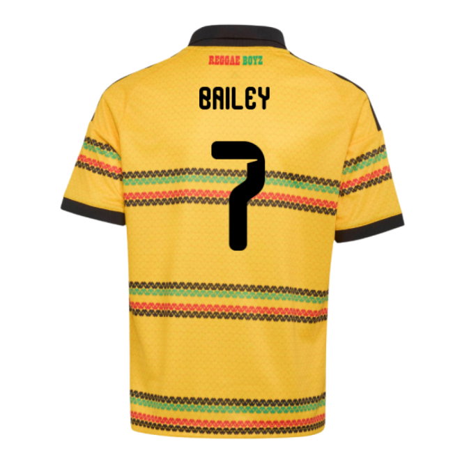 2026-2027 Jamaica Home Shirt (Kids) (Bailey 7)