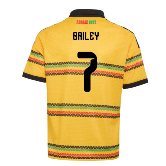 2026-2027 Jamaica Home Shirt (Kids) (Bailey 7)