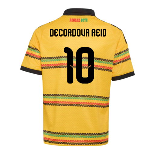 2026-2027 Jamaica Home Shirt (Kids) (Decordova Reid 10)
