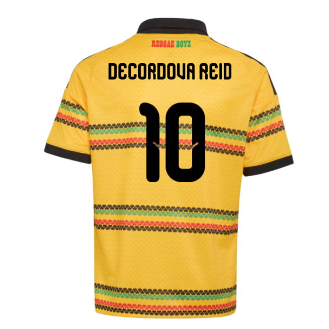 2026-2027 Jamaica Home Shirt (Kids) (Decordova Reid 10)