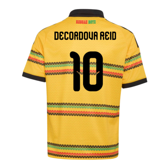 2026-2027 Jamaica Home Shirt (Kids) (Decordova Reid 10)
