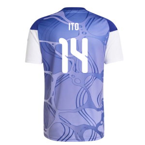 2026-2027 Japan Home Pre-Match Shirt (White/Blue) (Ito 14)