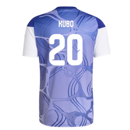 2026-2027 Japan Home Pre-Match Shirt (White/Blue) (Kubo 20)