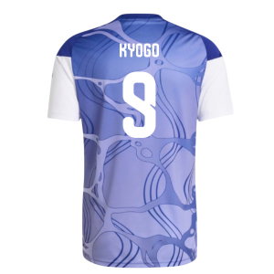 2026-2027 Japan Home Pre-Match Shirt (White/Blue) (Kyogo 9)