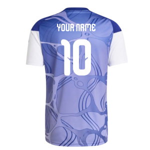 2026-2027 Japan Home Pre-Match Shirt (White/Blue) (Your Name)