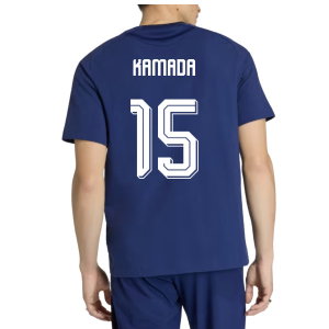 2026-2027 Japan Tiro Travel Tee (Dark Blue) (Kamada 15)