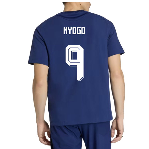 2026-2027 Japan Tiro Travel Tee (Dark Blue) (Kyogo 9)