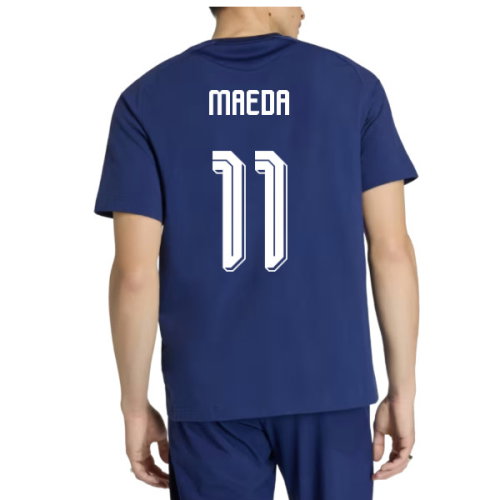 2026-2027 Japan Tiro Travel Tee (Dark Blue) (Maeda 11)