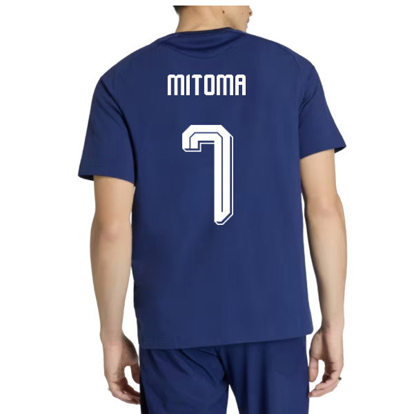 2026-2027 Japan Tiro Travel Tee (Dark Blue) (Mitoma 7)