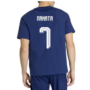 2026-2027 Japan Tiro Travel Tee (Dark Blue) (Nakata 7)