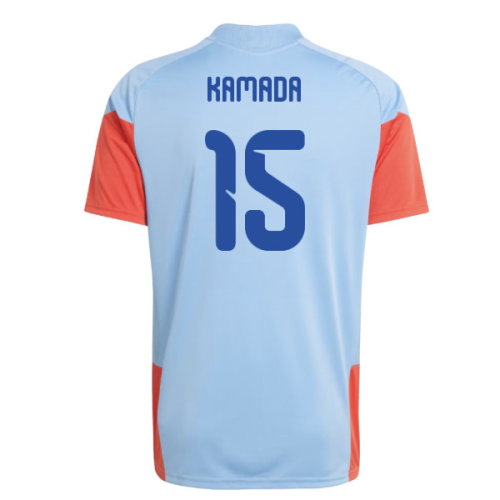 2026-2027 Japan Training Shirt (Blue) (Kamada 15)