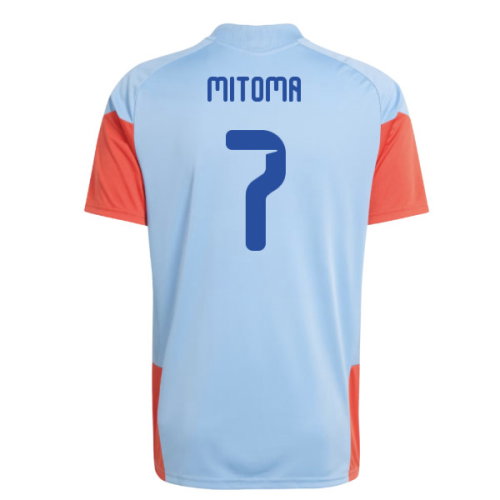 2026-2027 Japan Training Shirt (Blue) (Mitoma 7)