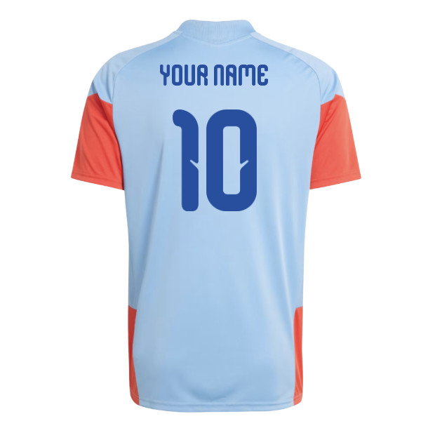 2026-2027 Japan Training Shirt (Blue) (Your Name)