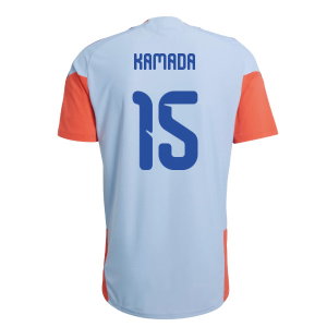 2026-2027 Japan WC26 Pro Training Shirt (Ash Blue) (Kamada 15)