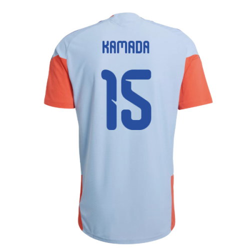 2026-2027 Japan WC26 Pro Training Shirt (Ash Blue) (Kamada 15)