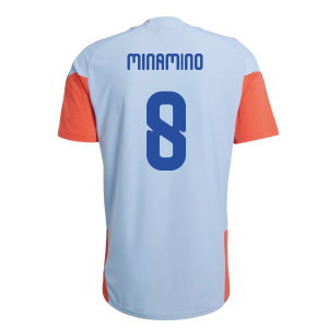 2026-2027 Japan WC26 Pro Training Shirt (Ash Blue) (Minamino 8)