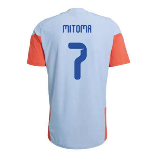 2026-2027 Japan WC26 Pro Training Shirt (Ash Blue) (Mitoma 7)