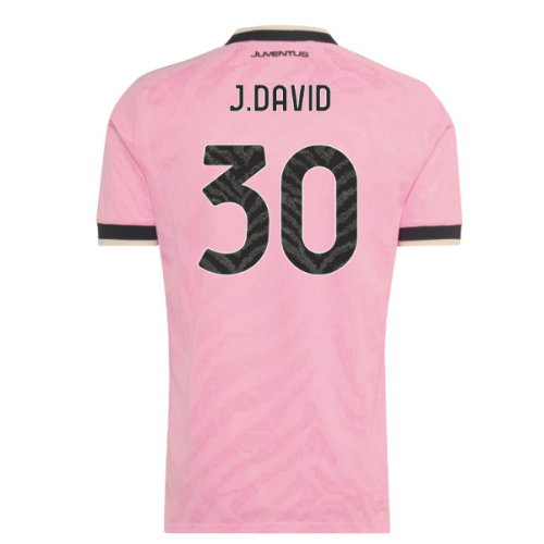 2026-2027 Juventus Authentic Away Shirt (J.David 30)