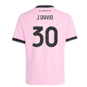 2026-2027 Juventus Away Shirt (Kids) (J.David 30)