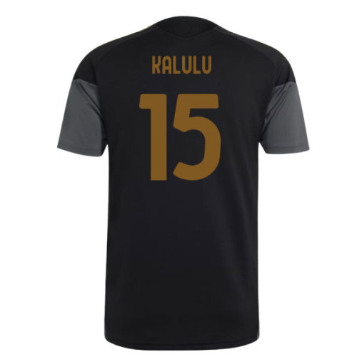 2026-2027 Juventus EU Training Jersey (Black) (Kalulu 15)