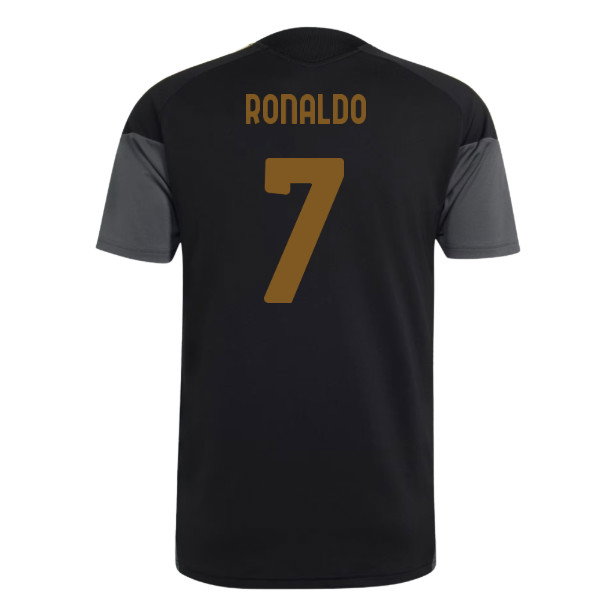 2026-2027 Juventus EU Training Jersey (Black) (Ronaldo 7)