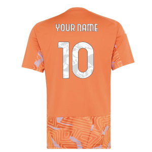 2026-2027 Juventus Home Goalkeeper Shirt (Orange) (Your Name)