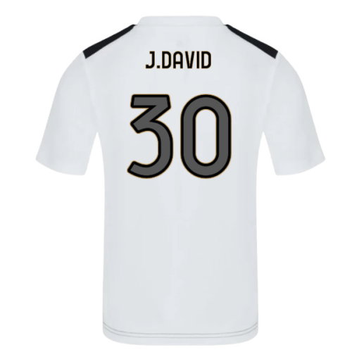 2026-2027 Juventus Home SUPPORTER Shirt (Kids) (J.David 30)