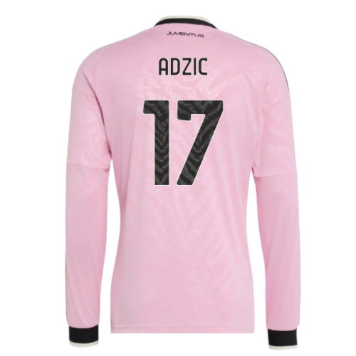 2026-2027 Juventus Long Sleeve Away Shirt (Adzic 17)