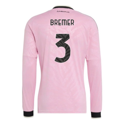 2026-2027 Juventus Long Sleeve Away Shirt (Bremer 3)
