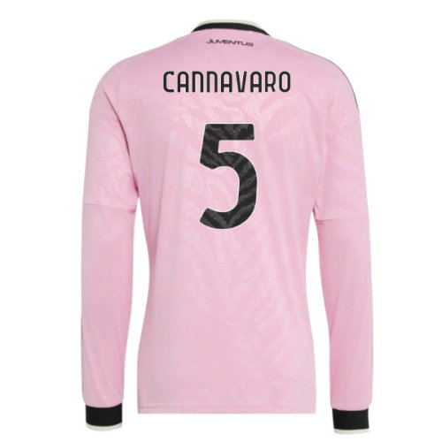 2026-2027 Juventus Long Sleeve Away Shirt (Cannavaro 5)